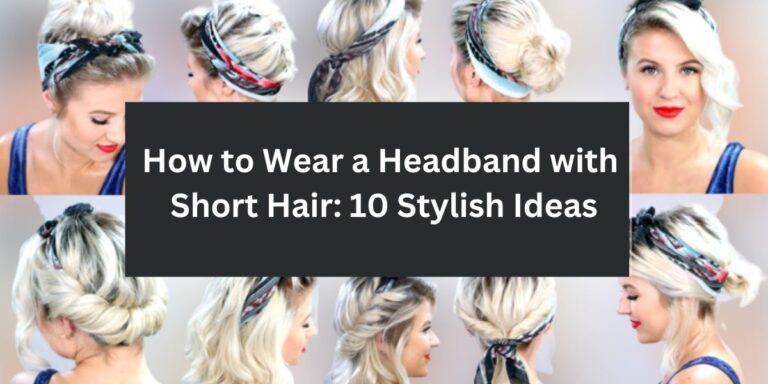How to Wear a Headband with Short Hair: 10 Stylish Ideas